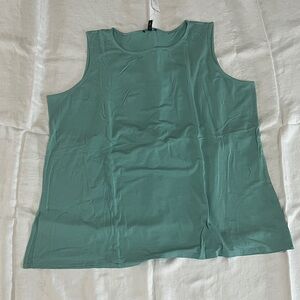 Eileen Fisher Women’s Green Tank Top size 3X